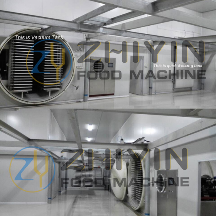 Vegetables Fruit Food Vacuum Freeze Dryer Machine